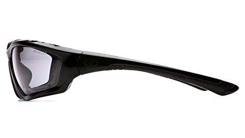 Pyramex Safety (12 Pair) Pyramex Accurist Glasses Black Padded Frame/Light Gray Anti-Fog Lens (SB8725DTP)