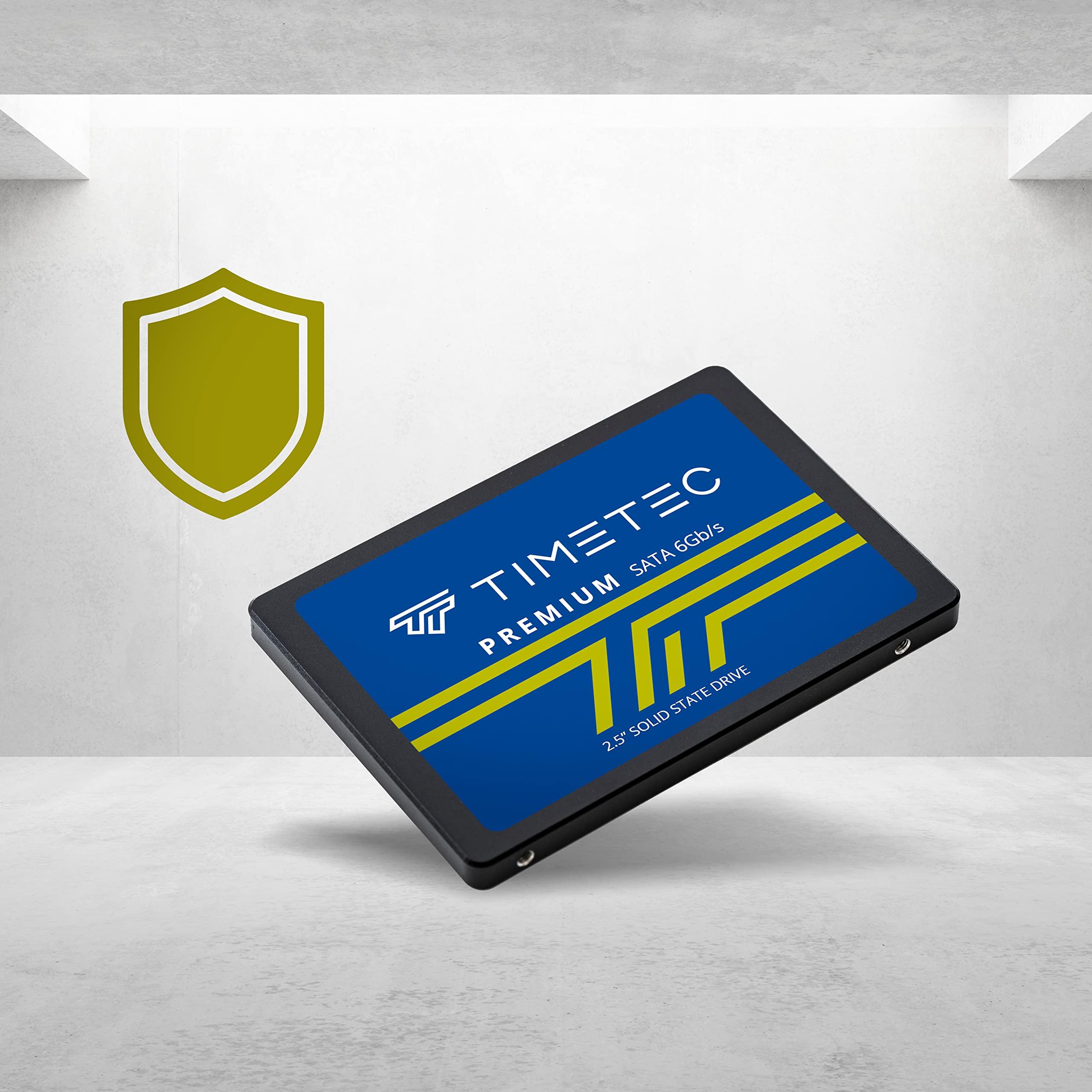 Timetec Timetec 1TB SSD 3D NAND SATA III 6Gb/s 2.5 Inch 7mm (0.28\") Read Speed Up to 550 MB/s SLC Cache Performance Boost Internal Solid State Drive for PC Computer Desktop and Laptop (1TB)