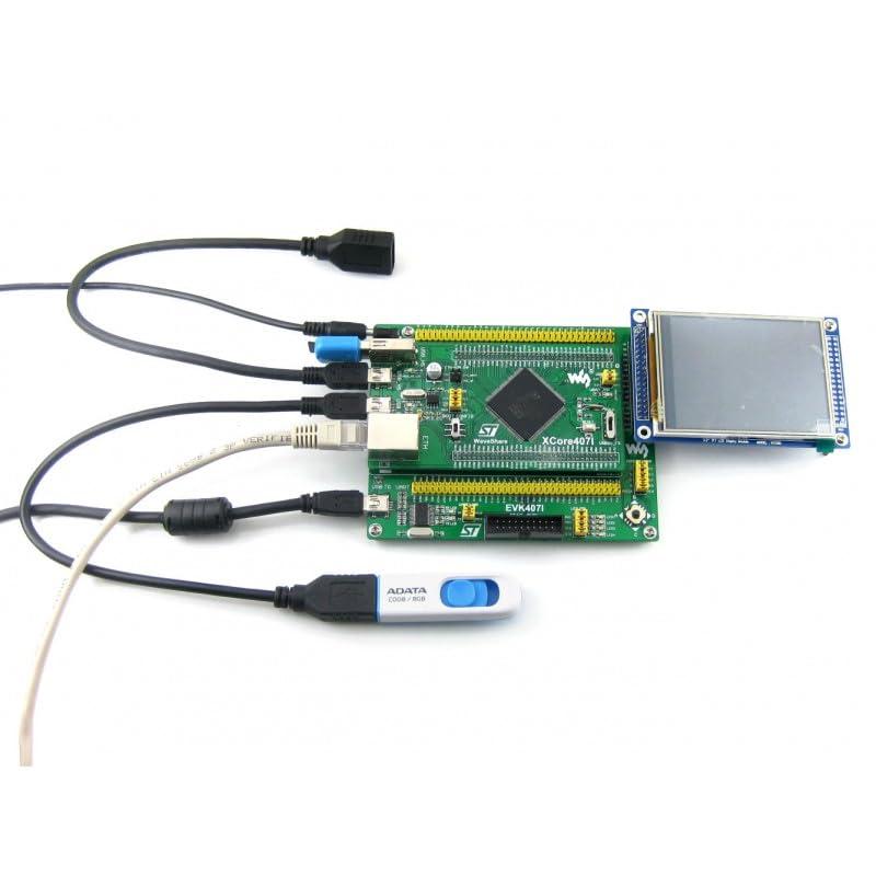 TUOPUONE TUOPUONE STM-32 Development Board STM-32F407IGT6 USB HS/FS Ethernet NandFlash JTAG/SWD LCD USB to UART