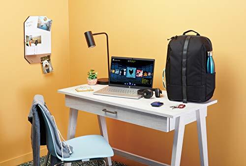 HP HP Commuter Laptop Backpack | with 15.6” Laptop/Tablet Compartment | Water-Resistant, Carry-on | Water Bottle Pocket, Reflective Accents, (5EE91AA), Black, Model: 5EE91AA#ABL