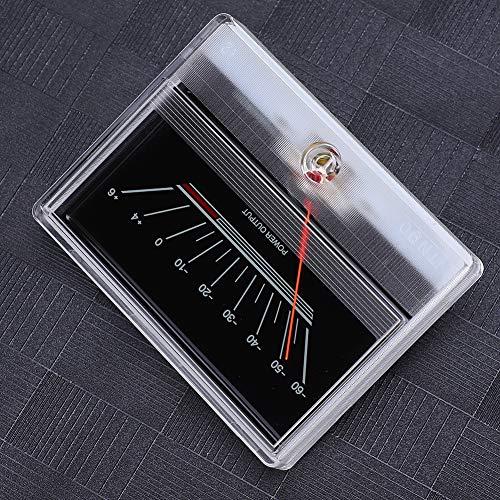 Shanrya VU Audio Meter, Stable Performance Mini VU Meter Audio Power Amplifiers Long Service Life with Blue Words Backlight for DIY Home Audio, Car Audio Transform