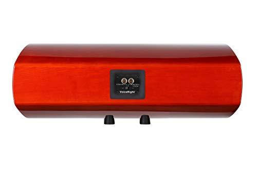 Aperion Audio Aperion Audio Verus III Grand V6C 3-Way Center Channel Speaker with Dual 6.5-Inch Woofers for Home Theater, Crystal-Clear Dialogue and Vocals, Passive, Wall Mountable, Single (Gloss Cherry)