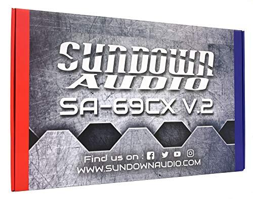 Sundown Audio Sundown Audio SA-69CX v2 6\" x 9\" 125W RMS Silk Tweeter Coaxial Speakers