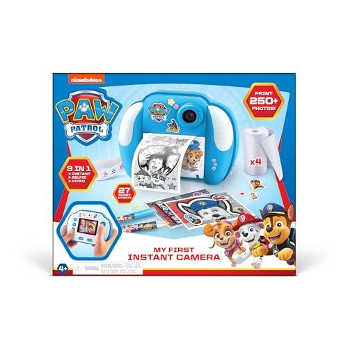 Canal Toys Paw Patrol My First Instant Camera; Photo, selfie, and video functions; Ink free printing; Frames and filters can be added digitally; Stickers and markers can be added after printing-Amazon Exclusive
