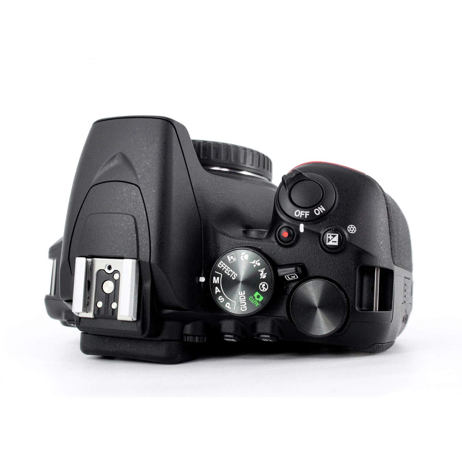 Nikon Nikon D3500 w/AF-P DX NIKKOR 18-55mm f/3.5-5.6G VR + 32GB Memory Bundle (Renewed)