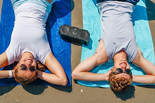 Altec Lansing Altec Lansing Super Lifejacket Jolt - Waterproof Bluetooth Speaker, Durable & Portable Speaker with Qi Wireless Charging and Customizable Lights, Wireless Speaker for Travel & Outdoor Use