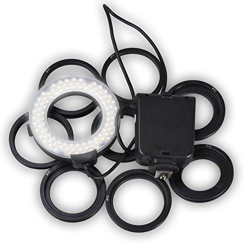 Digital Nc Dual Macro LED Ring Light/Flash Compatible with Nikon D750 (Compatible with All Nikon Lenses)