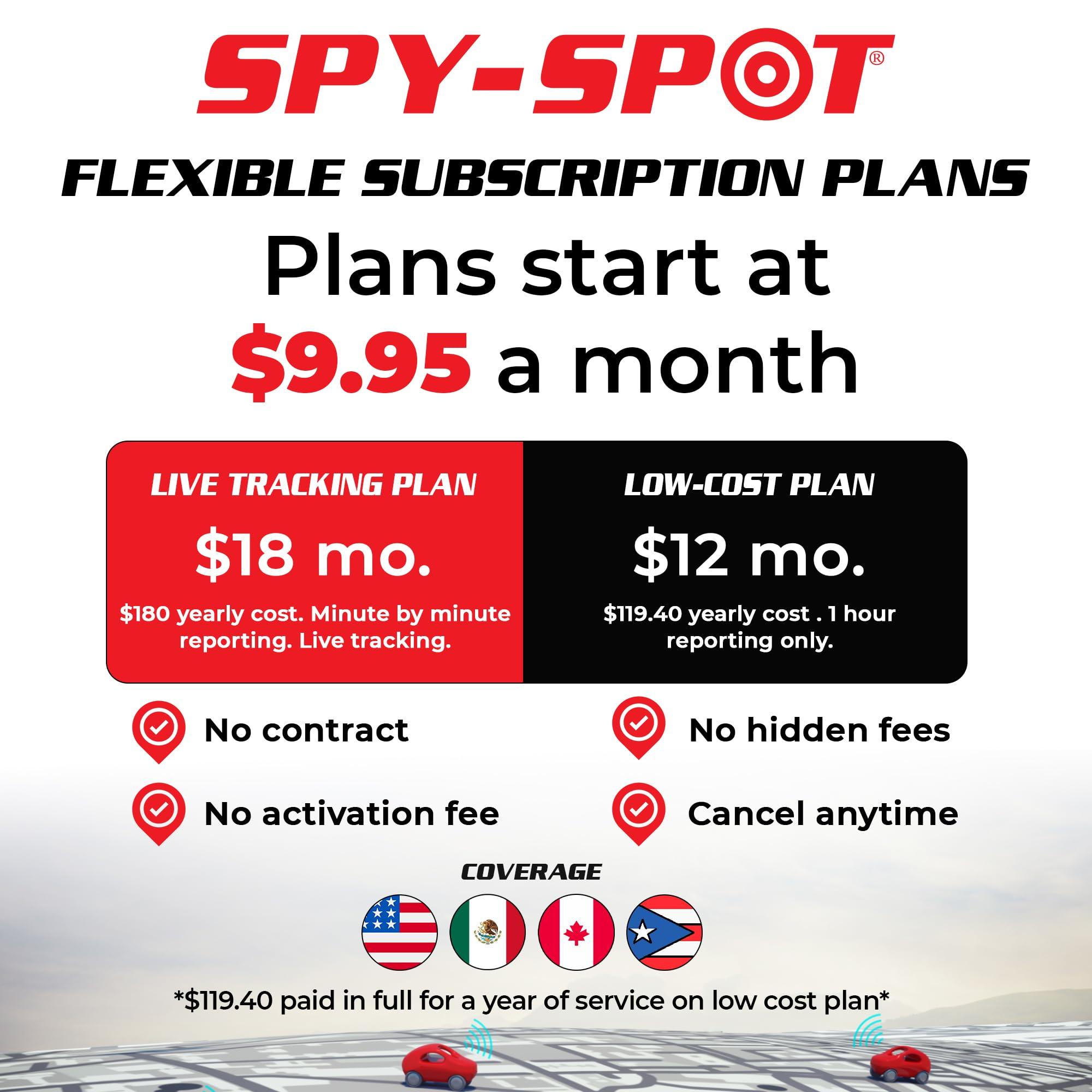 Spy Spot SpySpot Tracking Kit - 4G Queclink GL320MG GPS Tracker with Magnetic Waterproof Case, Battery and USB Adapter - Subscription Required