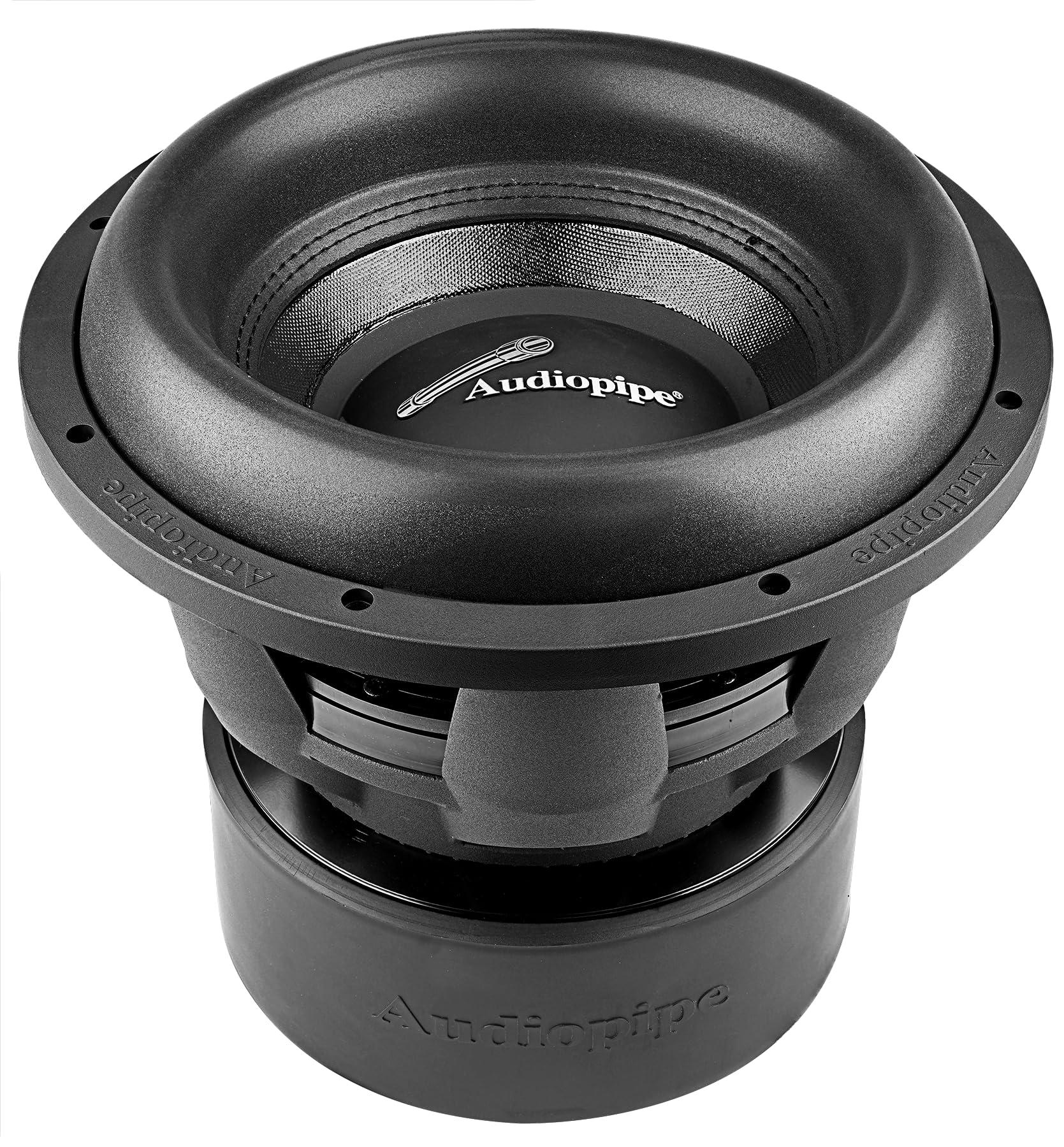 Audiopipe Audiopipe 12\" Competition Subwoofer (TXX-BDX-12), Superior Performance, 3000W, 3 Magnets, BASV Voice Coil, Aluminum Basket, Multi-Connect, Stitching Surround, Non-Press Paper Cone, 2 x 4 Ohms