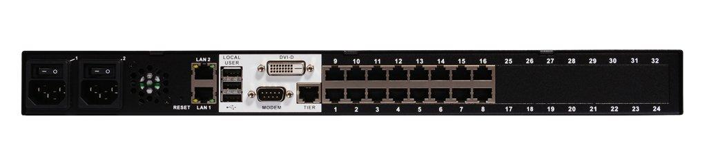 Raritan Raritan DKX3-116 16PT 1USER DOMINION KX III Black 16-Way Solid-State Automatic KVM-Over-IP Switch