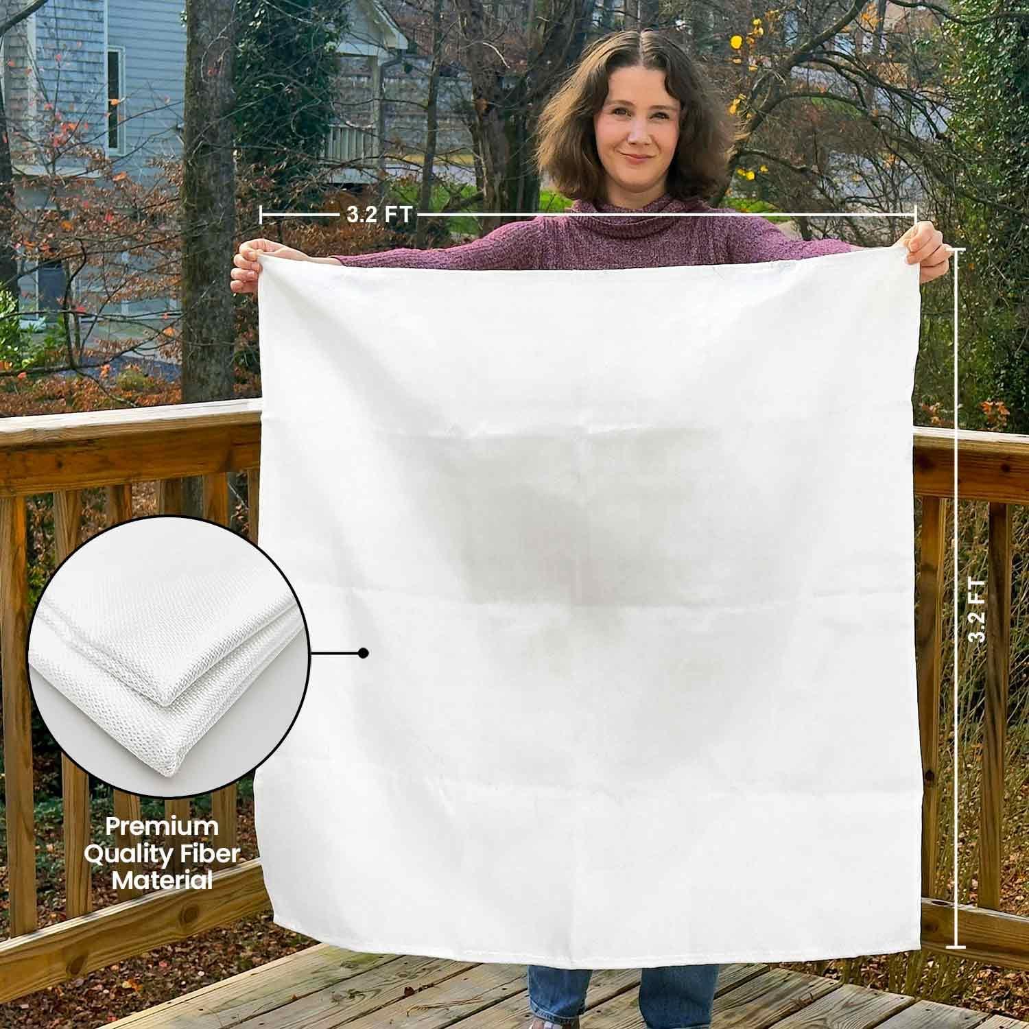 Prepared Hero Prepared Hero Emergency Fire Blanket - 2 Pack - Fire Suppression Blanket for Kitchen, 40 x 40 Fire Blanket for Home, Fiberglass Fire Blanket