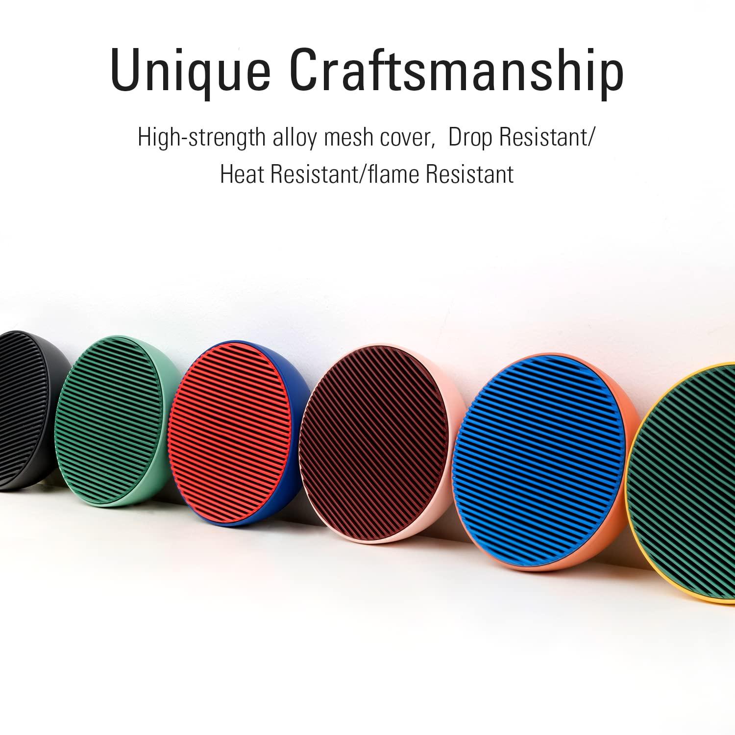 Vifa Vifa City Bluetooth Speaker, Portable Wireless Loudspeaker, Bluetooth 5.0 / Dual Pairing / IPX4 Waterproof, HiFi Audio & Built-in Mic Mini Speakers for Travel and Party (Sage Green)