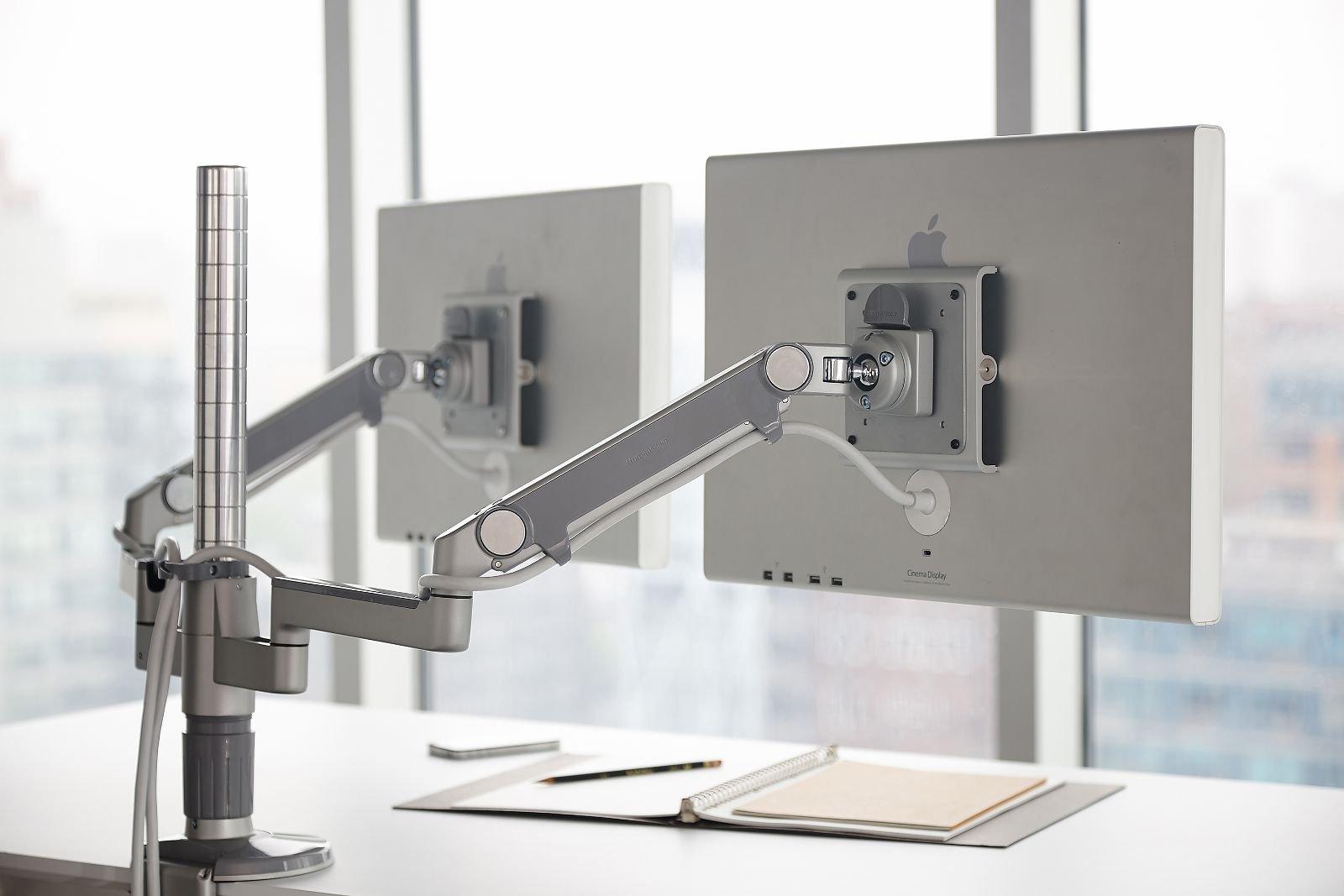 Humanscale Humanscale M/Flex M2 Monitor Arms: Base Bracket for 1 Monitor