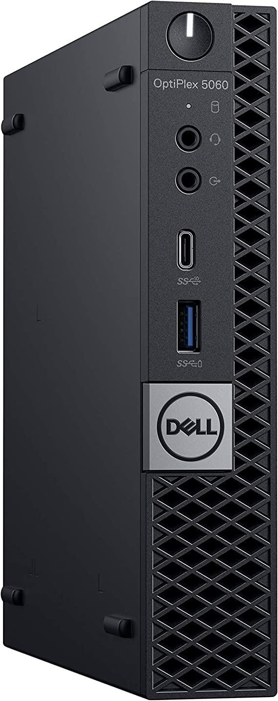 Dell Dell OptiPlex 5060 Micro Intel Core i5-8500T 2.1GHz, 32GB RAM, 512GB SSD, Windows 11 Pro 64bit 24" LCD (Renewed)