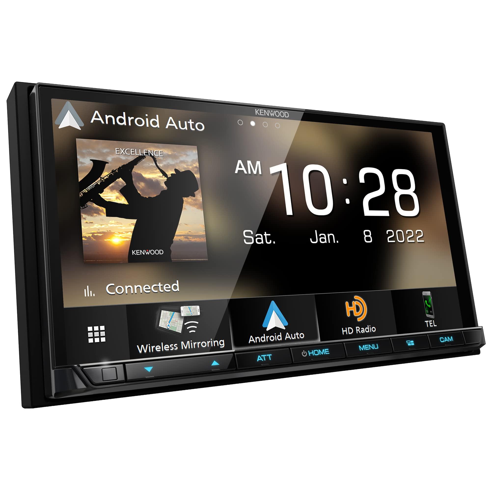 Kenwood KENWOOD DMX908S EXCELON 6.95 Inch LCD Touchscreen Digital Multimedia Receiver, Wireless Apple CarPlay and Android Auto, Double Din, AM/FM HD Radio, Bluetooth, USB Port, iDatalink Maestro, SiriusXM
