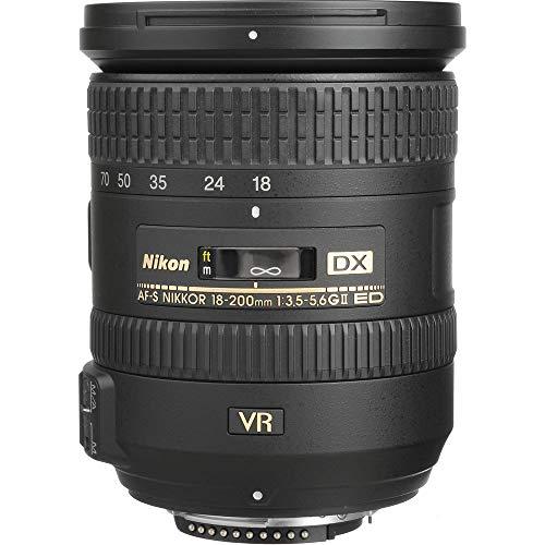 Nikon Nikon AF-S DX NIKKOR 18-200mm f/3.5-5.6G ED VR II Lens (2192) + Filter Kit + Cap Keeper + Cleaning Kit