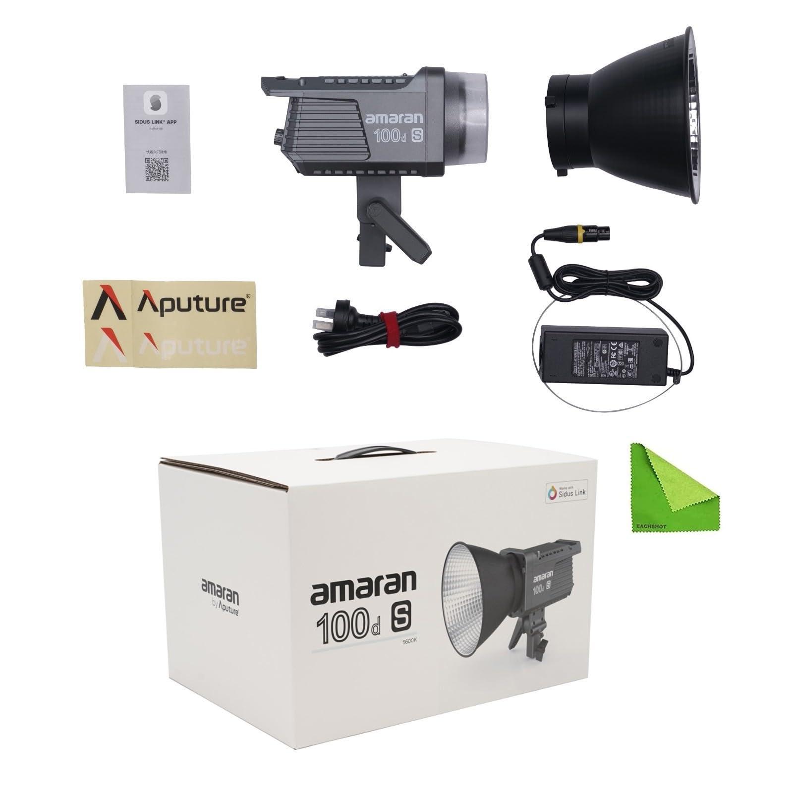 Aputure Aputure Amaran 100d S Bowens Mount LED Video Studio Light 100W 5600k Daylight with Bluetooth App Control for Interviews, Portrait Photography, Video Production