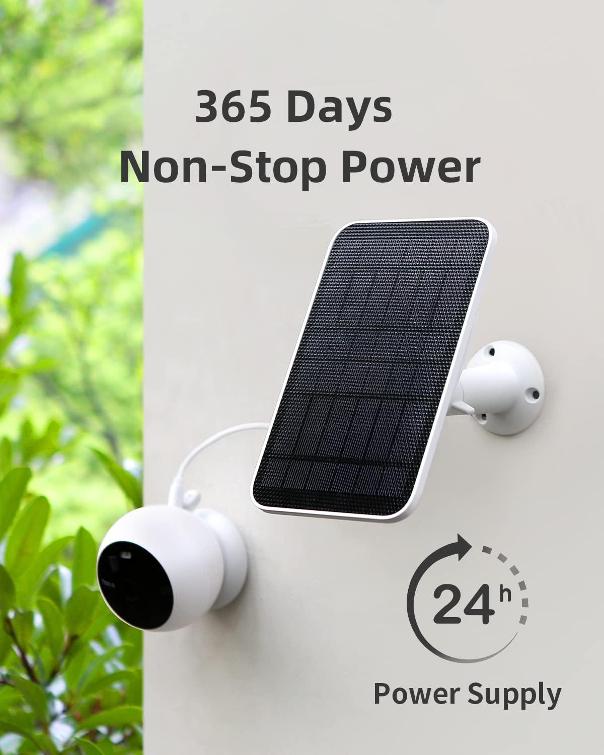 Noorio Noorio Home Security Camera System with Smart Hub and Solar Panel, B200 x 2, A201 x 1, Hub x 1
