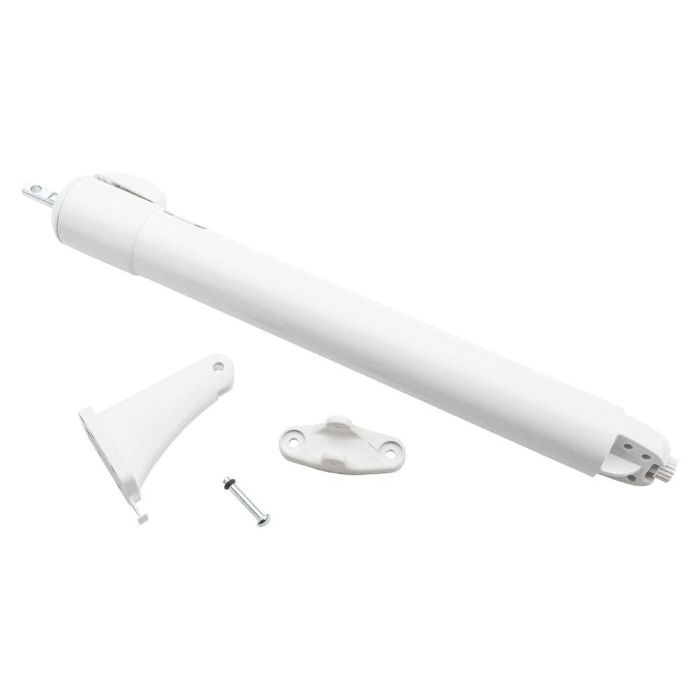 National Hardware National Hardware N279-002 V1370 Touch 'n Hold Door Closer in White,7/16"-14x72"