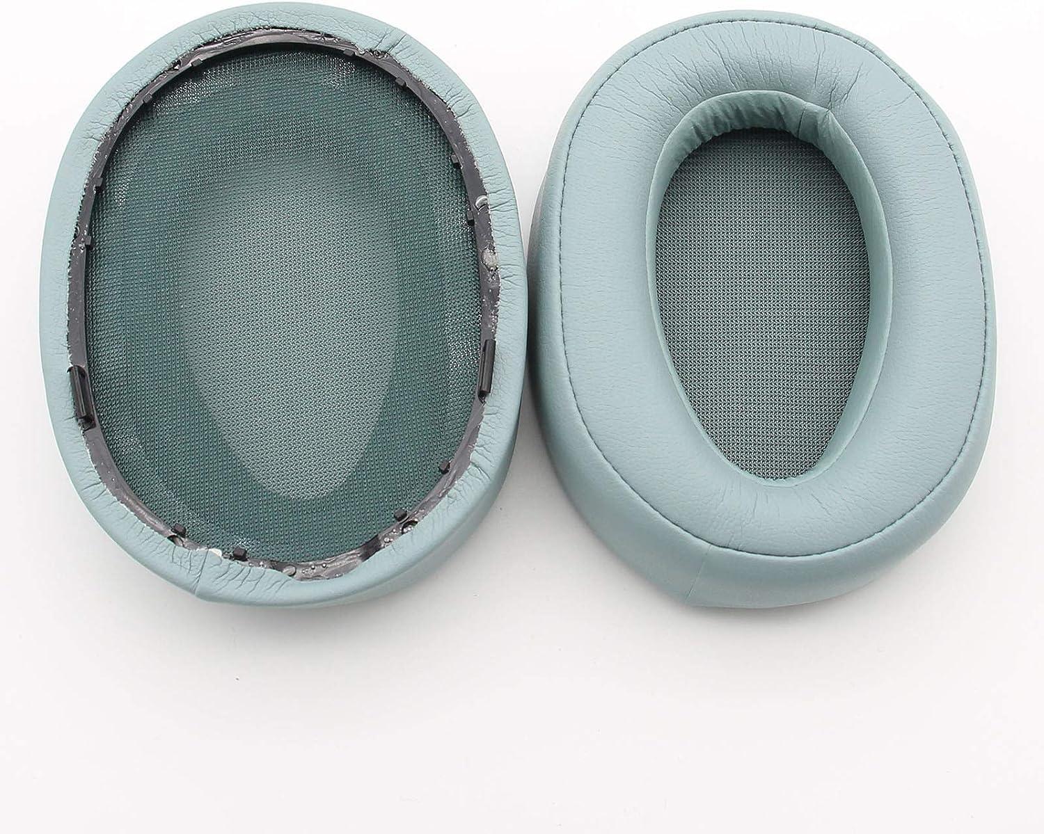 AIKKAUK Replacement Ear Pads Compatible with Sony MDR-100A MDR-100AAP MDR-H600A Headphones Made of Soft Protein Leather Combined with Memory Foam, Replacement Ear Pads for Repair Accessories (Mint Green)