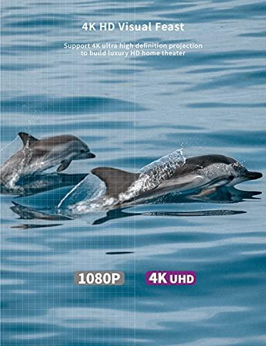 VIVID STORM SINCE 2004 VIVIDSTORM-Pull Down Screens,Sound Transparent Obsidian Long Focus ALR Screen,Ceiling and Wall,Tab-tensioned Screen,Compatible with Lumen up to 2500ANSI Short Throw Projector,VBMSLPALR92H