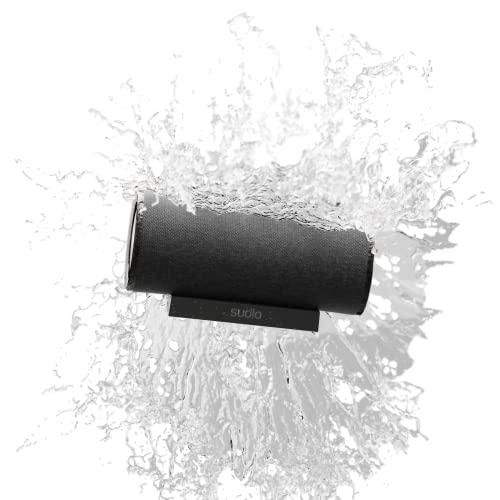 Sudio Sudio Femtio Portable Bluetooth Speakers - Wireless, IPX6 Waterproof, Dual Play, with Microphone, 14h Play Time, for Android and iOS (Black)