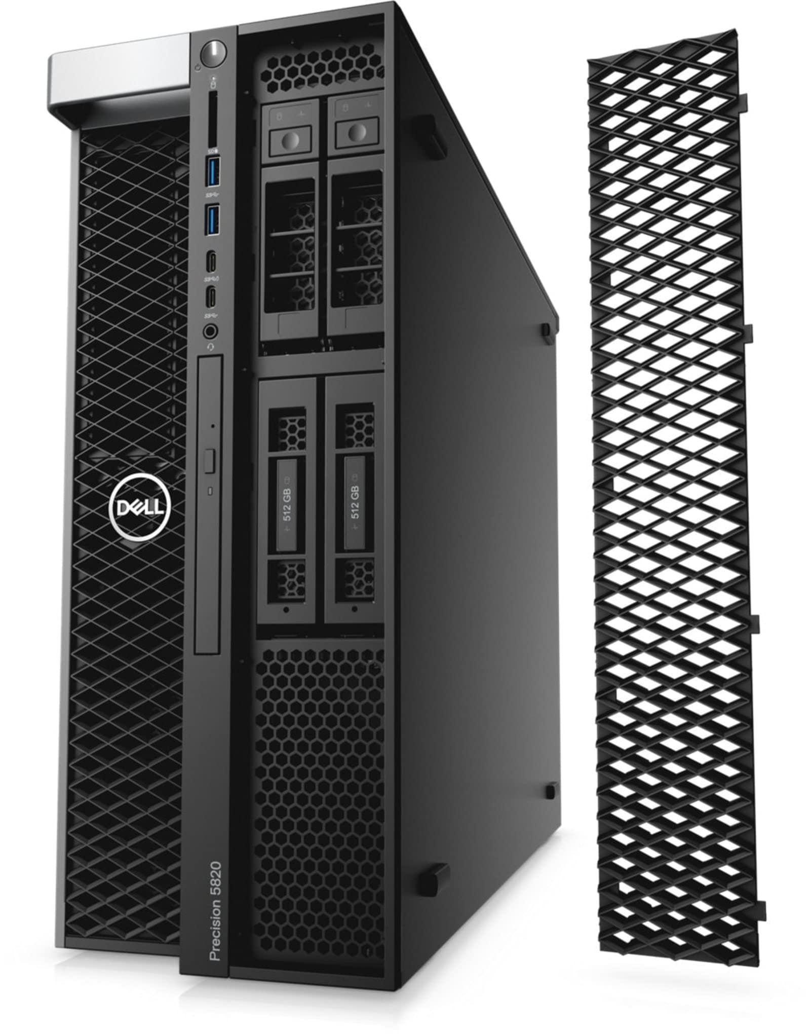 Dell Dell Precision 5820 Workstation Desktop | Core i9-10900X - 256GB SSD Hard Drive - 32GB RAM - AMD Radeon PRO WX 3200 | 10 cores @ 4.5 GHz - 4GB GDDR5 Win 11 Pro Black (Renewed)