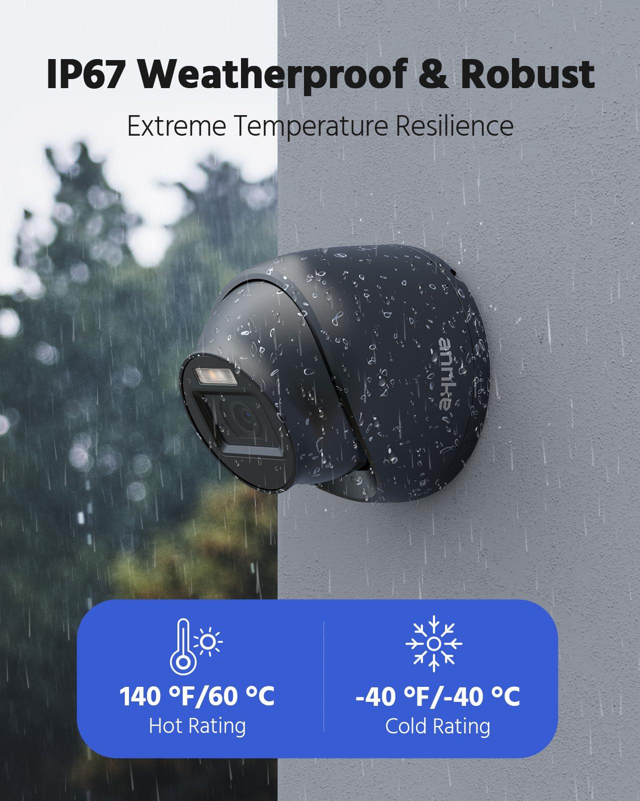 ANNKE ANNKE 32CH Surveillance Camera System, 32 Channels H.265+ 3K Lite DVR, 32PCS 1080P Outdoor CCTV Turret Cameras with Smart Color Night Vision, AI Human/Vehicle Detection, 6TB HDD Included