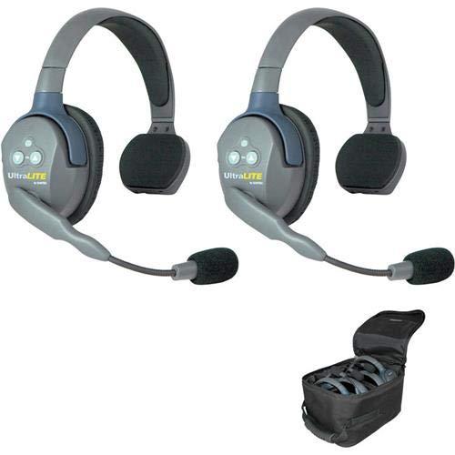 EARTEC EARTEC UL2S Ultralite 2-Person System, Includes Single-Ear Master Headset and Single-Ear Remote Headset