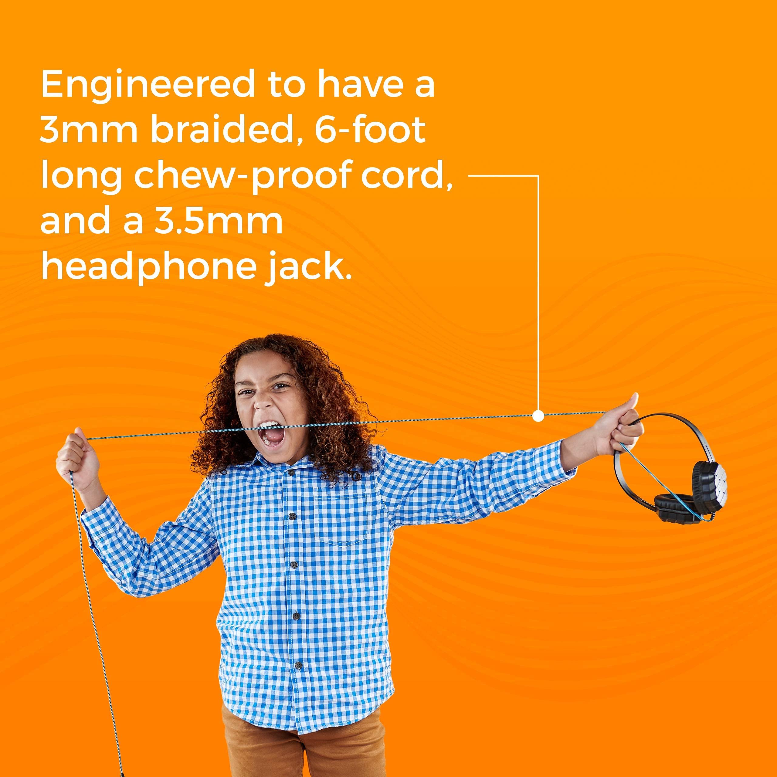 Gumdrop Cases Gumdrop DropTech B1 On-Ear Headphone. Designed for K-12 Students, Teachers and Classrooms Drop Tested, Rugged and Reliable for an Enhanced Educational Learning Experience. Color Black