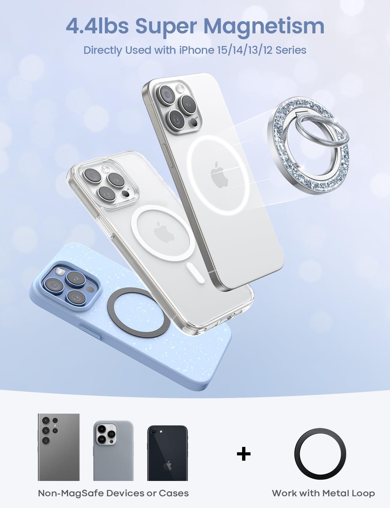 Lamicall Lamicall Magnetic Twinkle Ring Phone Holder + Tablet Stand