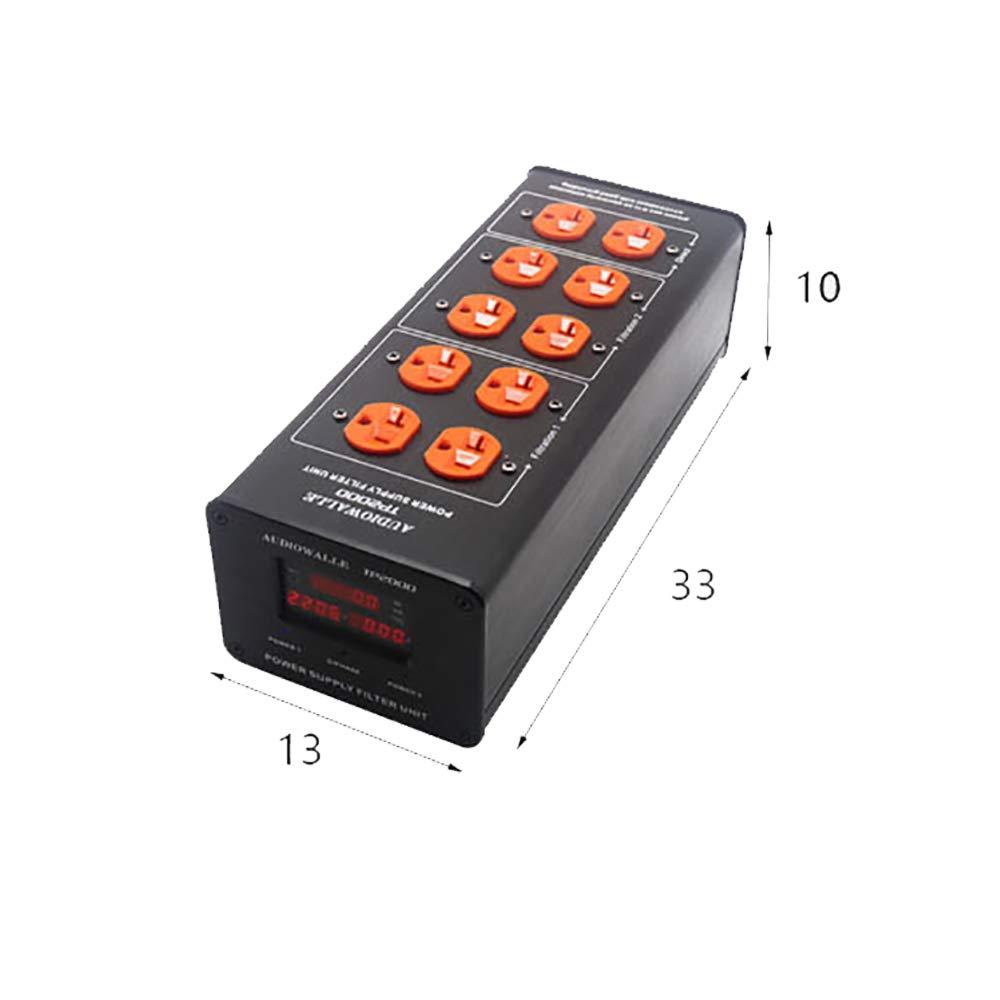 Aitoserlea High-End Audio Noise Filter AC Power Conditioner Power Filter US Power Purifier LED Voltage Display Socket 3000W 15A TP2000