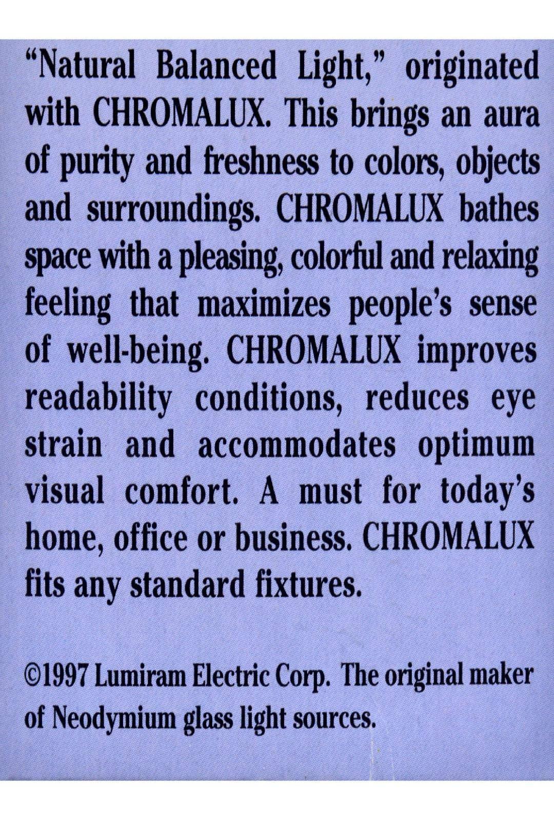 Chromalux Chromalux Lumiram Full Spectrum 3 Way 50/100/150 Watts Frosted Light Bulb