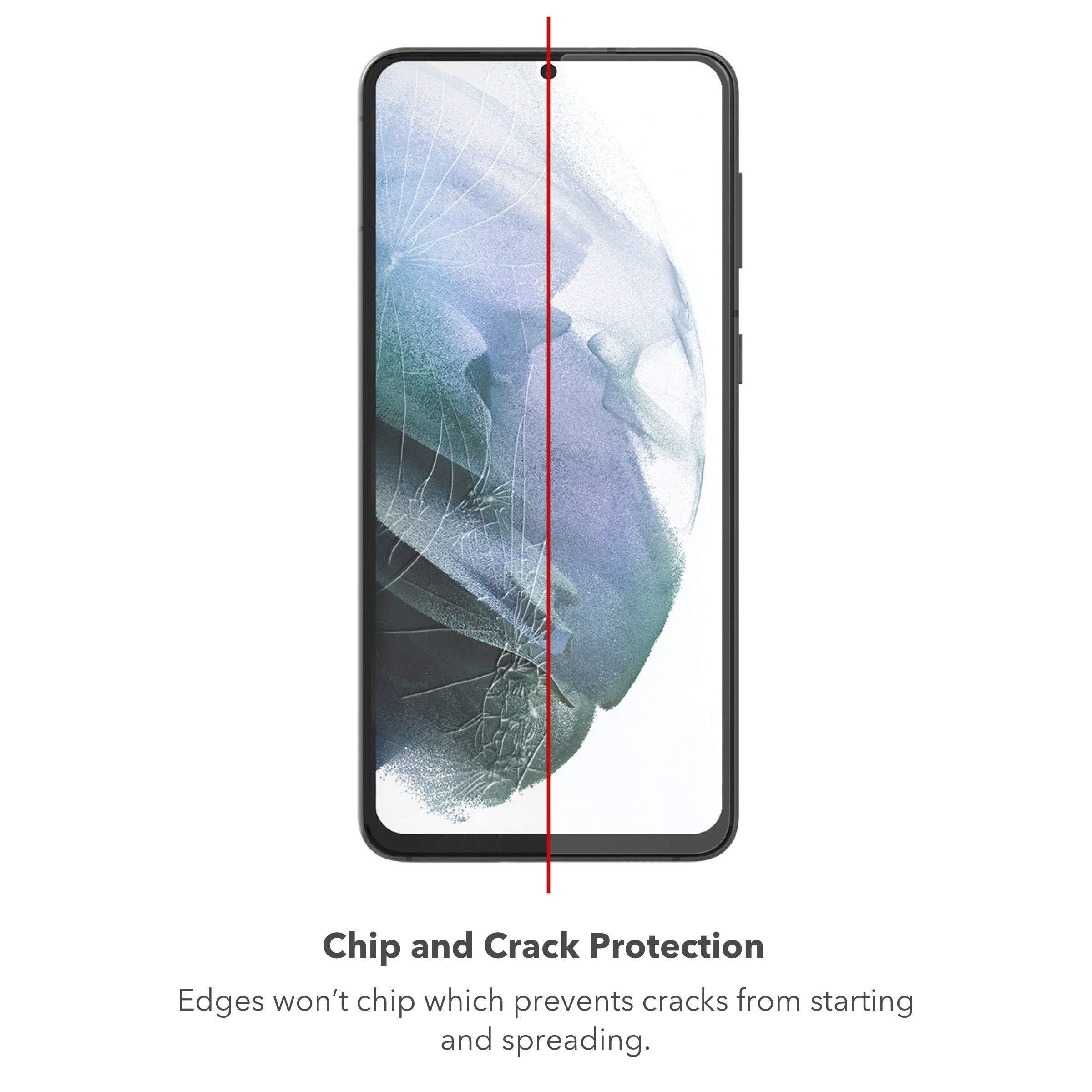 ZAGG ZAGG InvisibleShield GlassFusion+ with D3O - Hybrid Glass with D3O - Made for Samsung GS21 (6.2") - Case Friendly