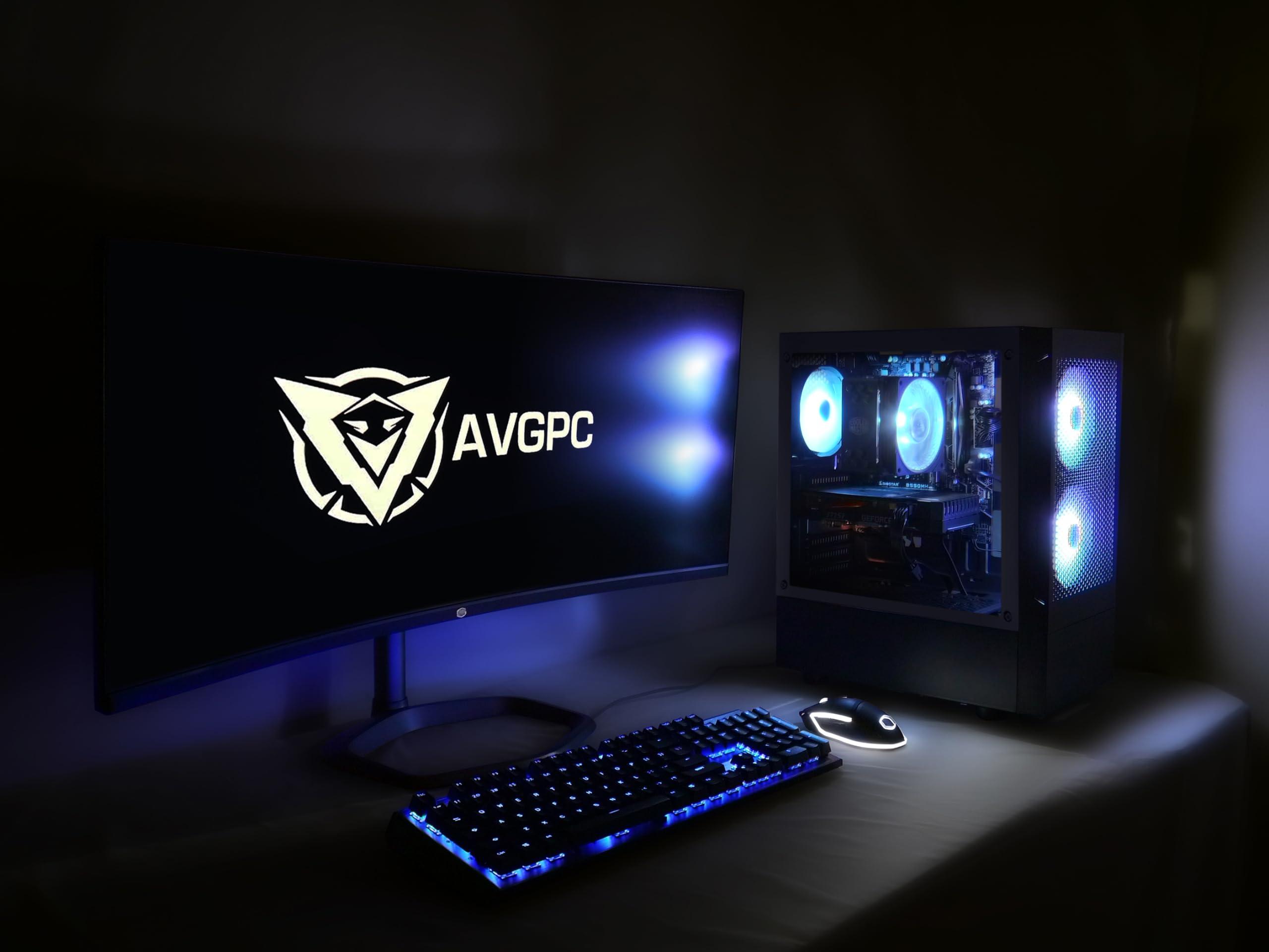 AVGPC AVGPC Max Gaming PC - Intel Core i3 10105F, RTX 3050 6G, 16GB RAM, 1TB M.2 NVMe SSD, Windows 11 Home, WiFi