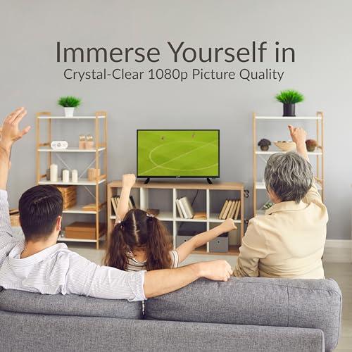 Supersonic Supersonic SC-2411 23.6\" DLED HDTV with Built-in Dual Tuners, HDMI Input, 1080p Resolution, 178 Viewing Angle, USB Compatible, Remote Control and AC/DC Compatibility