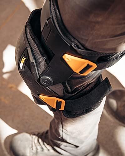 ToughBuilt ToughBuilt - Heavy Duty Foam Thigh Support Stabilization Knee Pads - Comfortable, Adjustable, Ultimate Stability - (TB-KP-3), black