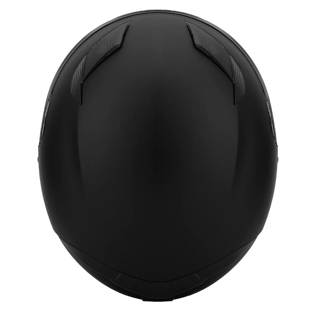 GDM Bluetooth Motorcycle Helmet, Black (Small)