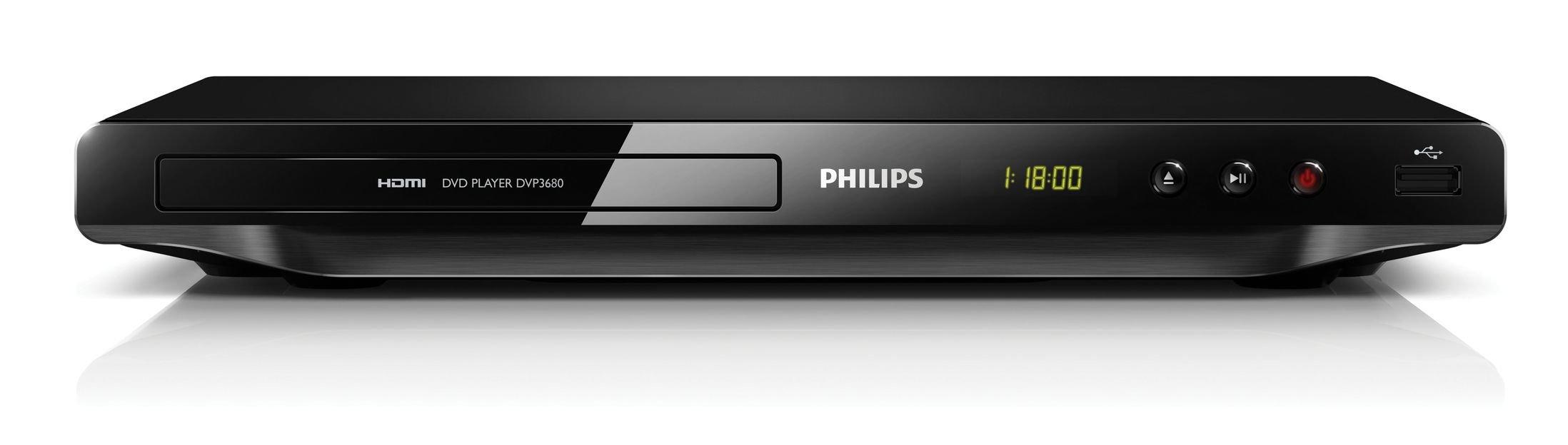 PHILIPS Philips All Multi Region Zone Free PAL/NTSC DVD Player HDMI 1080p (Black)
