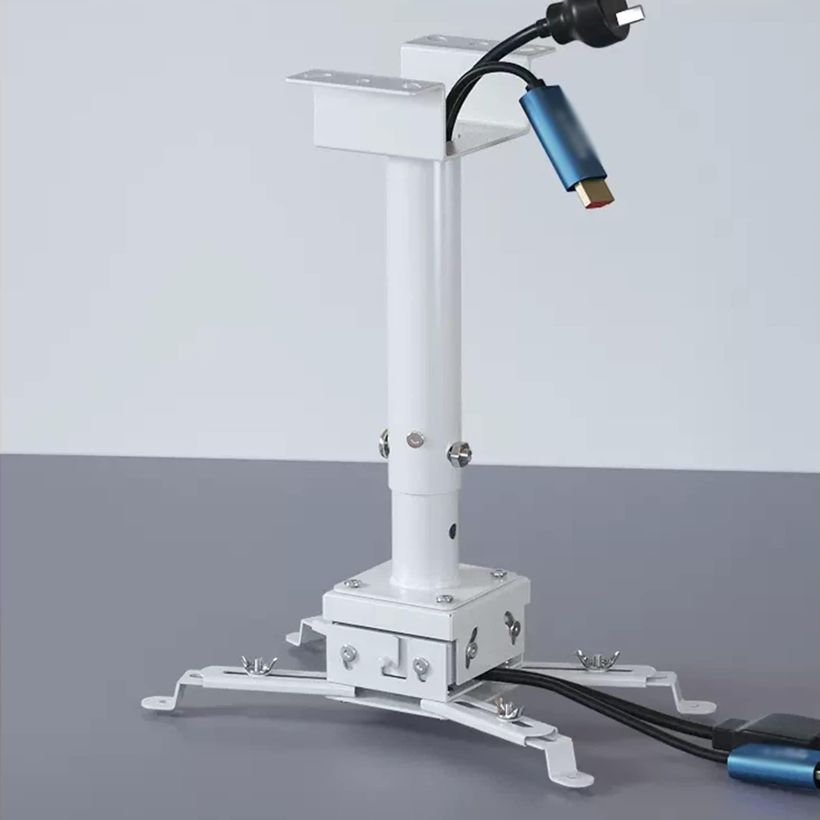 ARZARF ARZARF Projector Mount Stand Projector Bracket Hanging Type Wall Hung Universal Retractable Hanger Fixed Lifting Bracket Household Universal Ceiling Projector Hanger Projector Stand