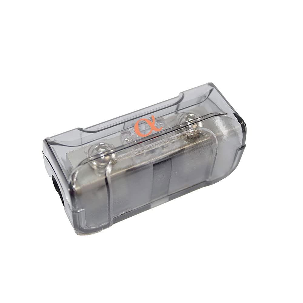 Alphasonik Alphasonik HK8 Premium 8-Gauge Complete Car Amplifier Installation Kit Power, Ground, Remote, Speaker Wire, Twisted RCA Interconnect, in Line Mini ANL Fuse Holder, 80Amp ANL Fuse - Amp Install Kit