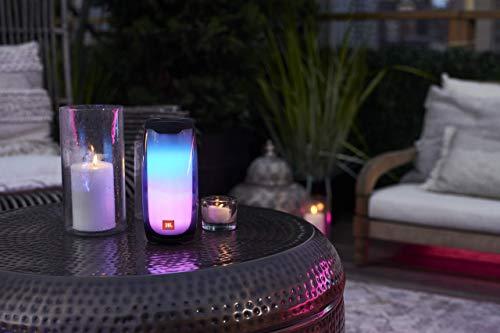 JBL JBL Pulse 4 Waterproof Portable Bluetooth Speaker with Light Show - Black (Renewed)