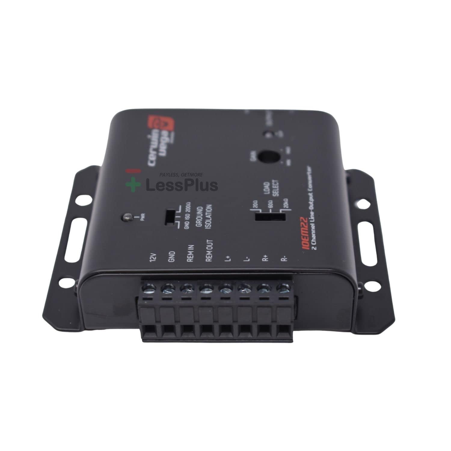 Cerwin Vega Mobile CV CERWIN Vega IOEM22 2 Channel Line Output Converter, 2-in, 2-Out (2-in,2-Out)
