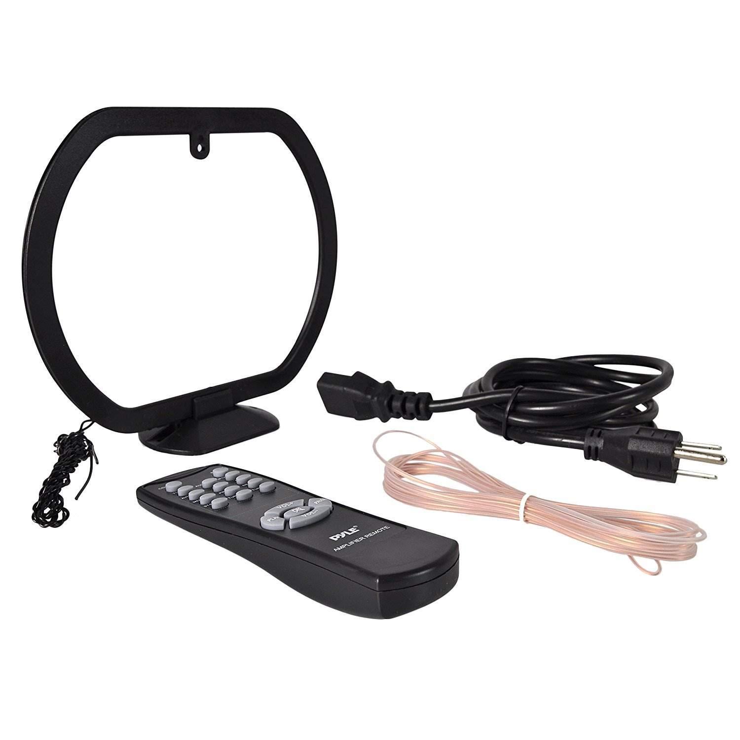 Pyle Pyle Wireless Bluetooth Power Amplifier System- 300W 4 Channel Home Theater Audio Stereo Sound Receiver Box Entertainment w/ USB, RCA, 3.5mm AUX, LED, Remote for Speaker, PA, Studio, Black - PT390BTU