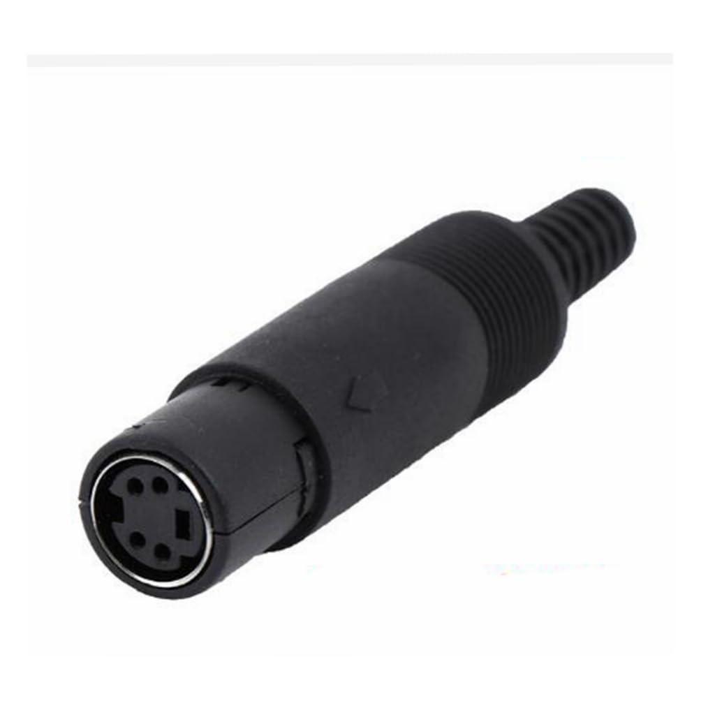 DirectNine Basics Boicus Wiring Connecting Terminals - 1pcs for PC Keyboard PS2 S plc Mini DIN Plug Socket Connector 3/4/5/6/7/8 PIN Chassis Cable Mount Male Female - (Color: 7P Female)