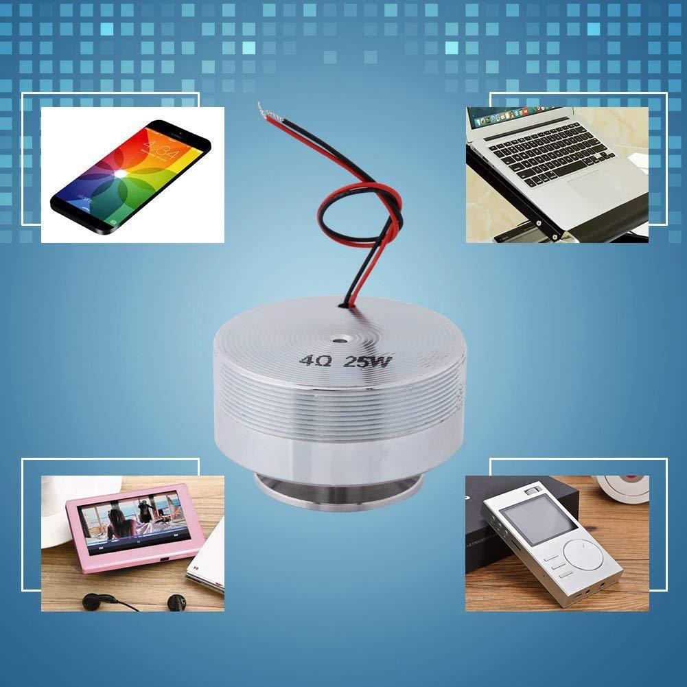 Walfront Walfront 50MM Resonance Speaker Vibration Resonance Speaker Vibrating Speaker Speaker 2Inch All Frequency Resonance Louder Speaker Exciter Speaker(4 25W)