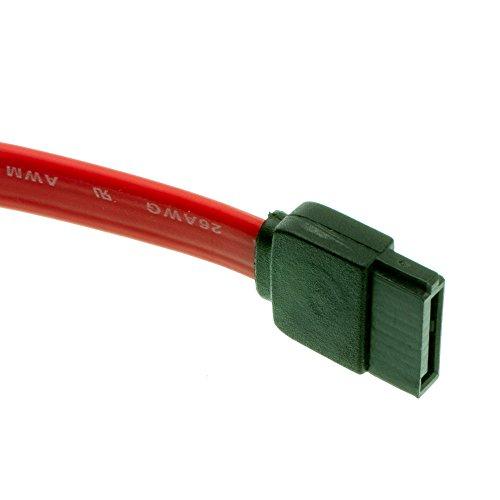 CableWholesale CableWholesale 3.3 Feet Serial(ATA) Cable, SATA Internal Female Plug Connector (Female/Female), 26 AWG, Red, SATA Cable Female to Female, SATA Serial ATA Data Cable