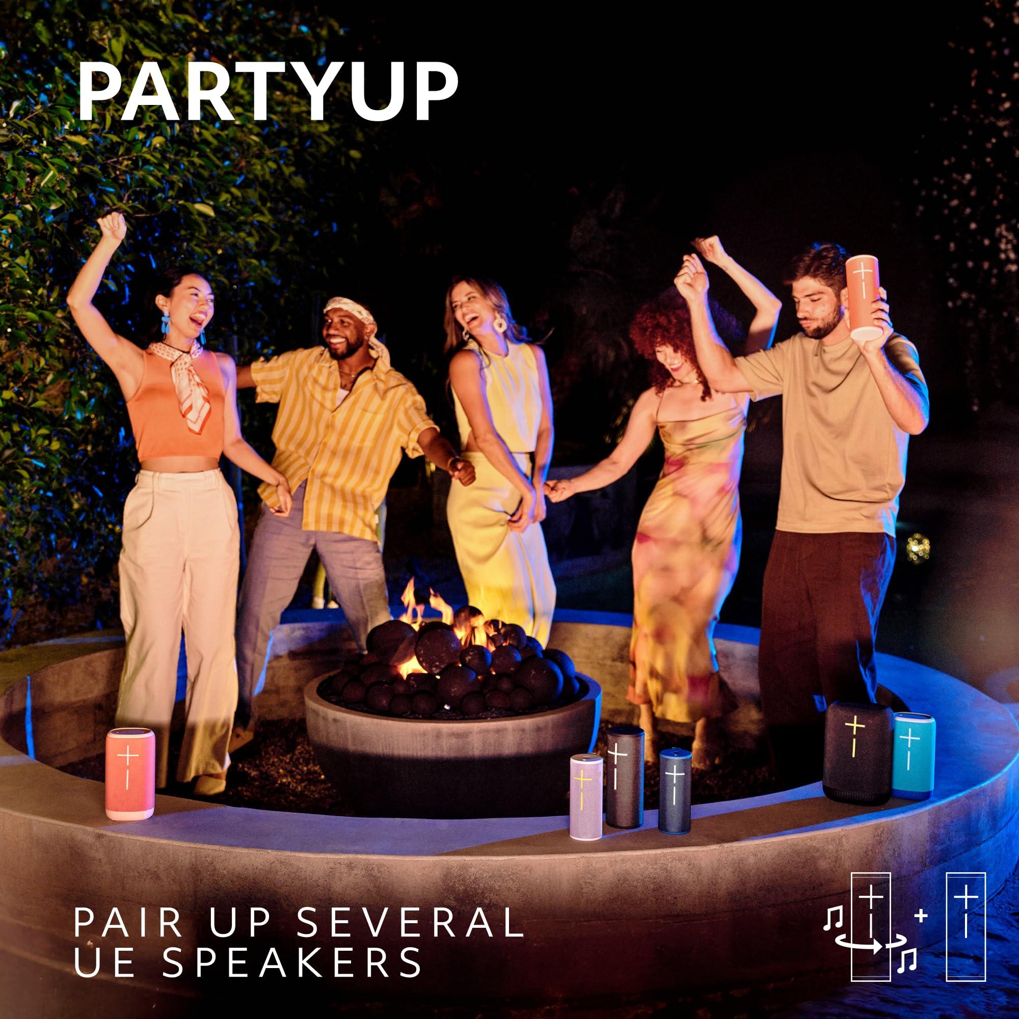 Ultimate Ears Ultimate Ears Boom 4 Portable Waterproof Bluetooth Speaker with 360-Degree Immersive Sound, Outdoor Floating Speaker, 15-Hour Battery, 147ft Range - Blue