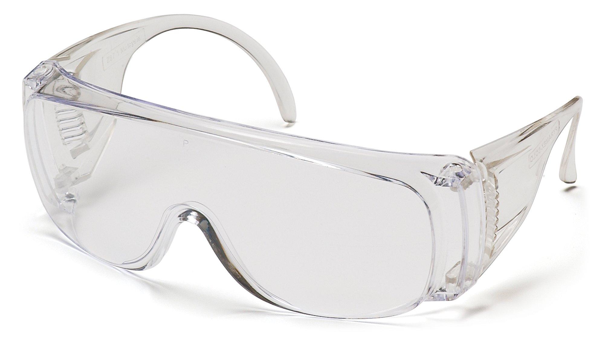 Pyramex Safety Pyramex Solo Jumbo Safety Eyewear Clear Lens Clear Frame