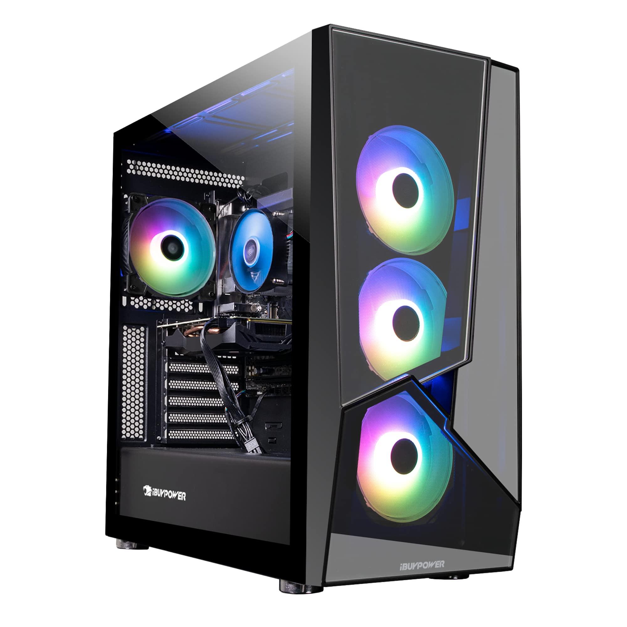 iBUYPOWER iBUYPOWER Pro Gaming PC Computer Desktop - SlateMR 1004 (Intel Core i3-10105F 3.7GHz, Nvidia GeForce GTX 1650 4 GB, 8GB DDR4, 480 GB SSD, RGB Fans, WiFi Ready, Windows 11 Home)